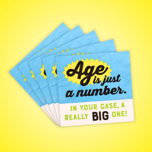 Age Is Just A Number Beverage Paper Napkin - 16PC