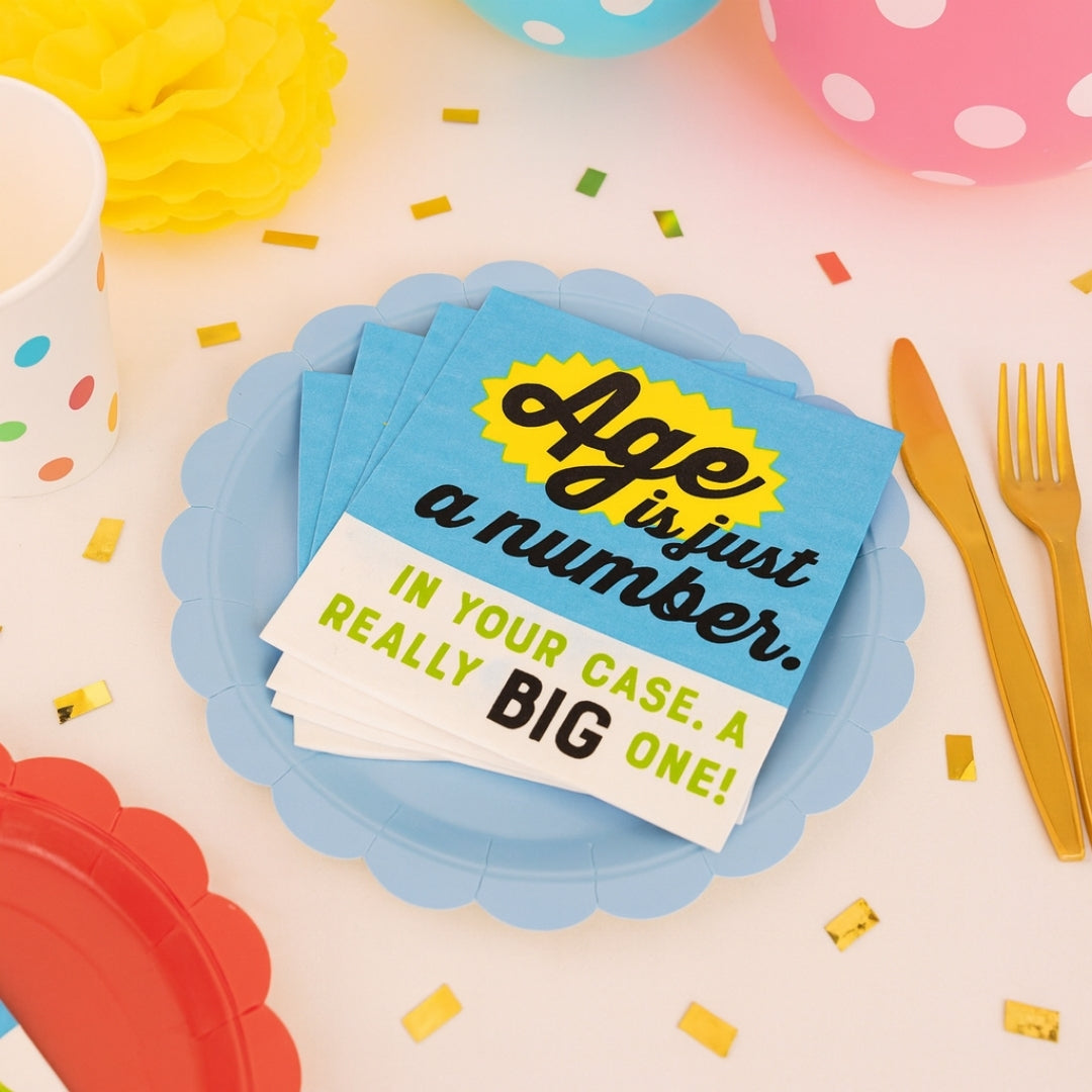 Age Is Just A Number Beverage Paper Napkin - 16PC