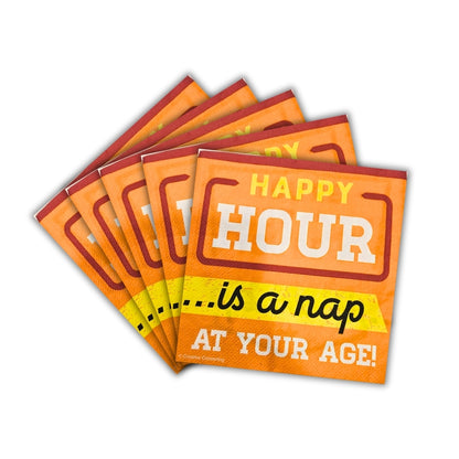 Happy Hour Is A Nap Dessert/Starters Napkin - 16PC