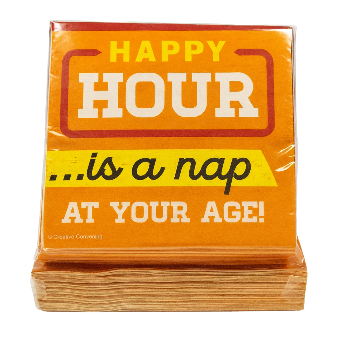 Happy Hour Is A Nap Dessert/Starters Napkin - 16PC