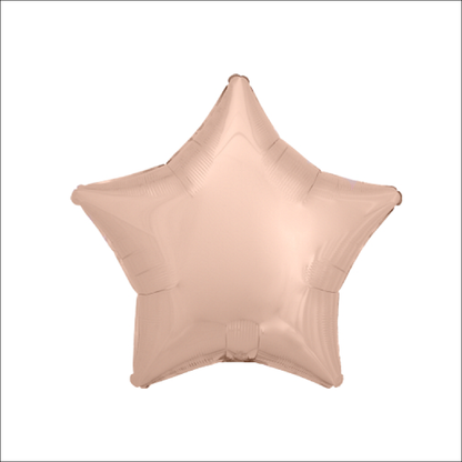 Rose Gold Decorator Star Balloon 19" S15