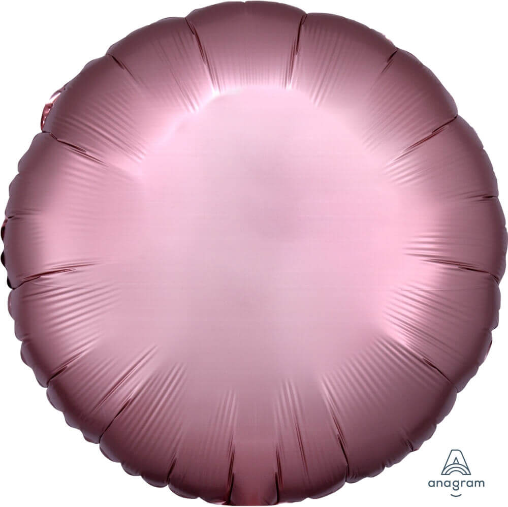 18" Matte Rose Gold Round Balloons S18