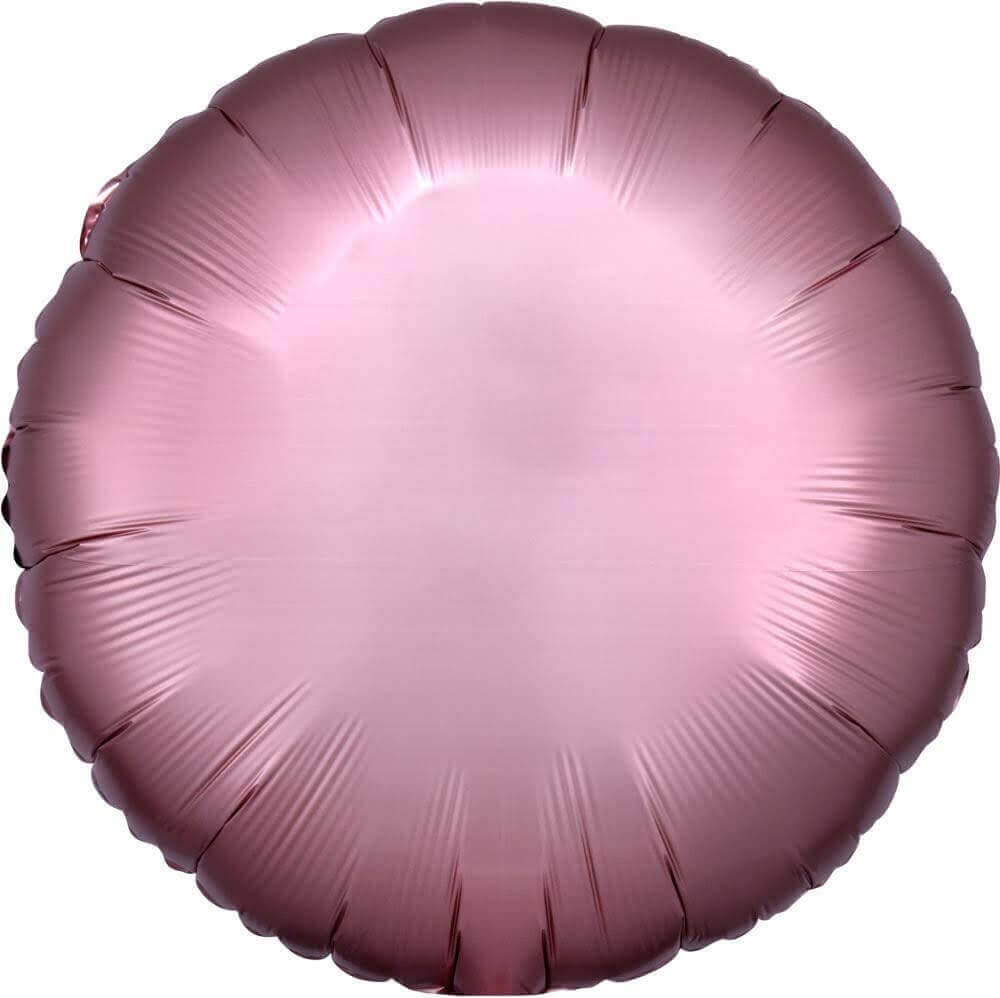 18" Matte Rose Gold Round Balloons S18