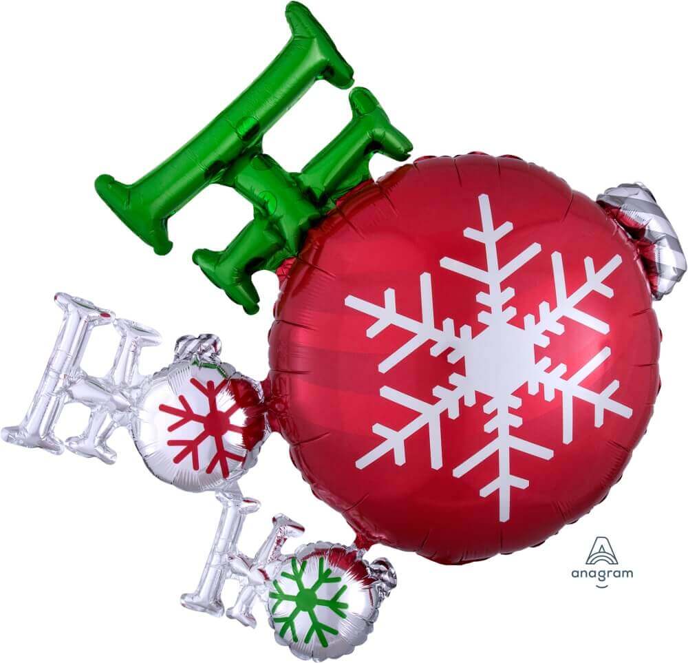 35" Ho-Ho-Ho Christmas Theme Balloons P35