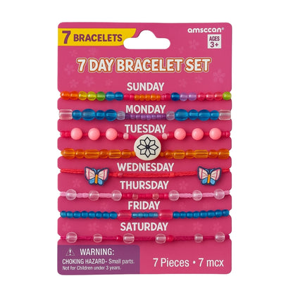 Seven Day Bracelet Set For Girls - 7PC