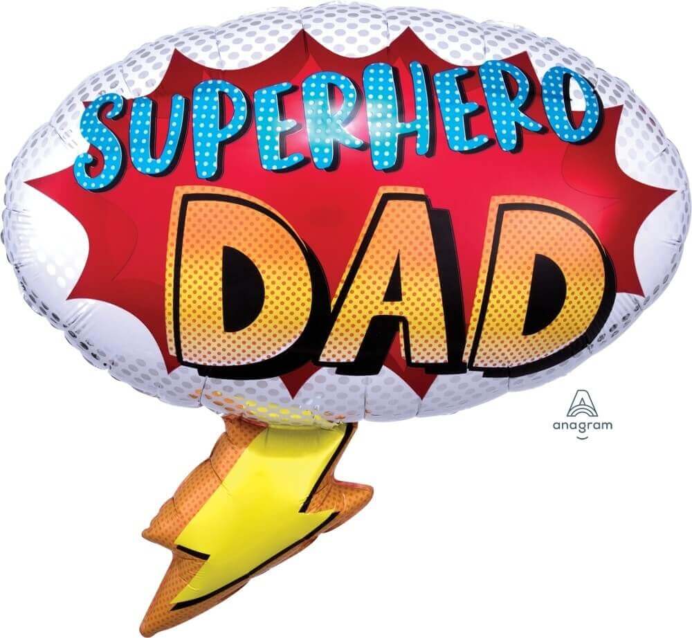 Large Shape Superhero Dad 27" P30