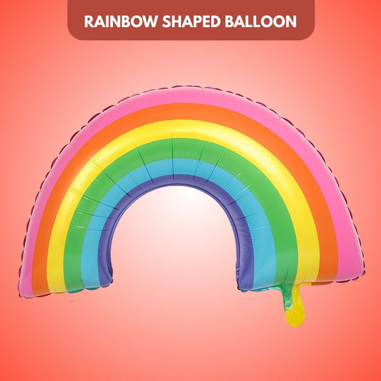 Rainbow Shaped Balloon - Helium Quality - 34 inches - 1PC