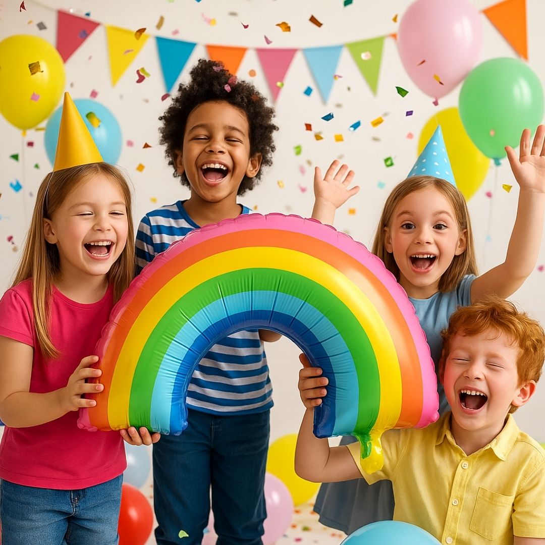 Rainbow Shaped Balloon - Helium Quality - 34 inches - 1PC