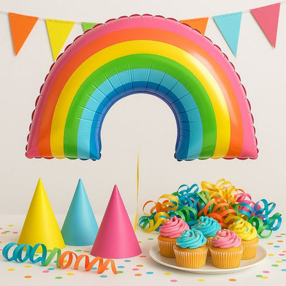 Rainbow Shaped Balloon - Helium Quality - 34 inches - 1PC