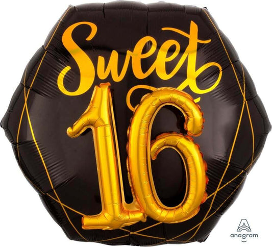 Elegant Sweet 16 Multi Balloons 30" P75