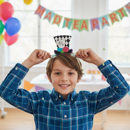 Wonderland Theme Party Headbands - 8PC