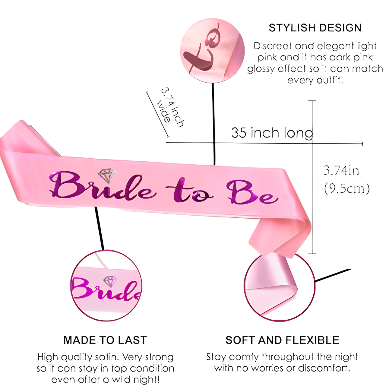 Bride To Be Sash & Tiara Set – Bachelorette Party Accessories
