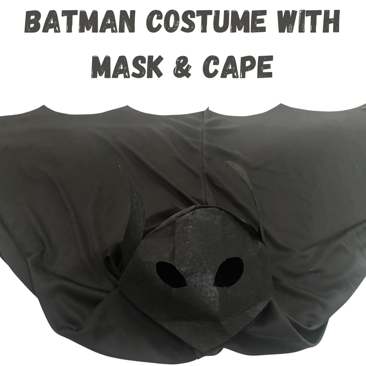 Deluxe Batman Muscular Costume w/Mask for Kids - Size M - Age 5 - 7 Year