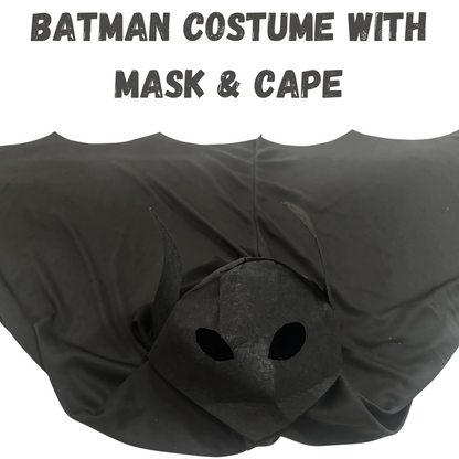 Deluxe Batman Muscular Costume w/Mask for Kids - Size M - Age 5 - 7 Year