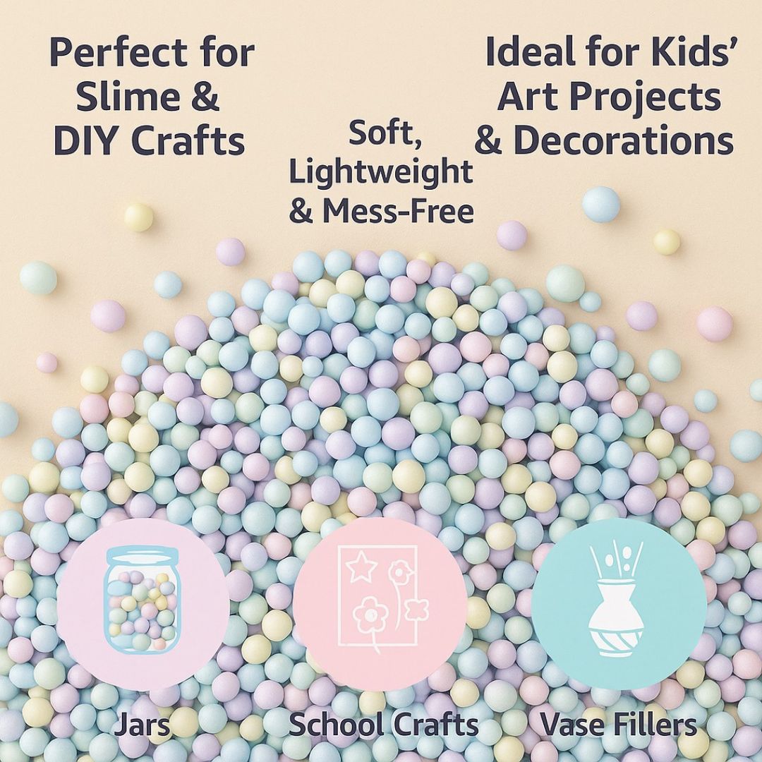 Multicolor Pastel Color Thermacoal Balls