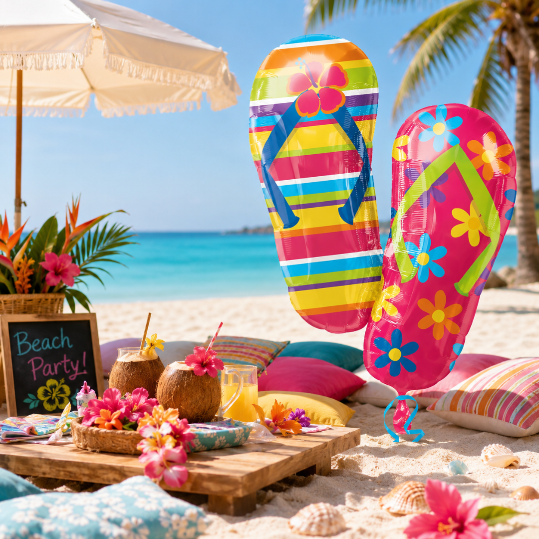 Flip Flop Slippers Foil Balloon