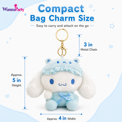 Cinnamon Roll Plushy Key Chain - 1PC