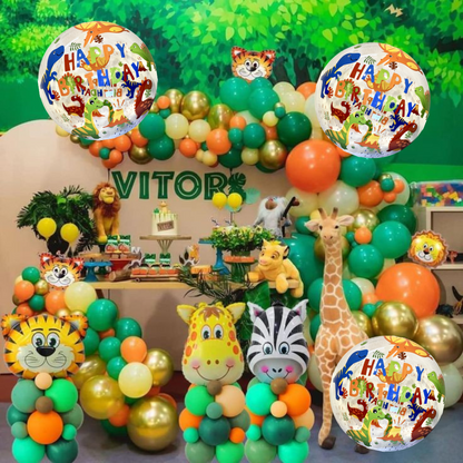 BOBO Print Balloon Dino Theme 18"