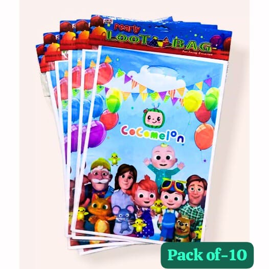 Cocomelon party favor Loot bags