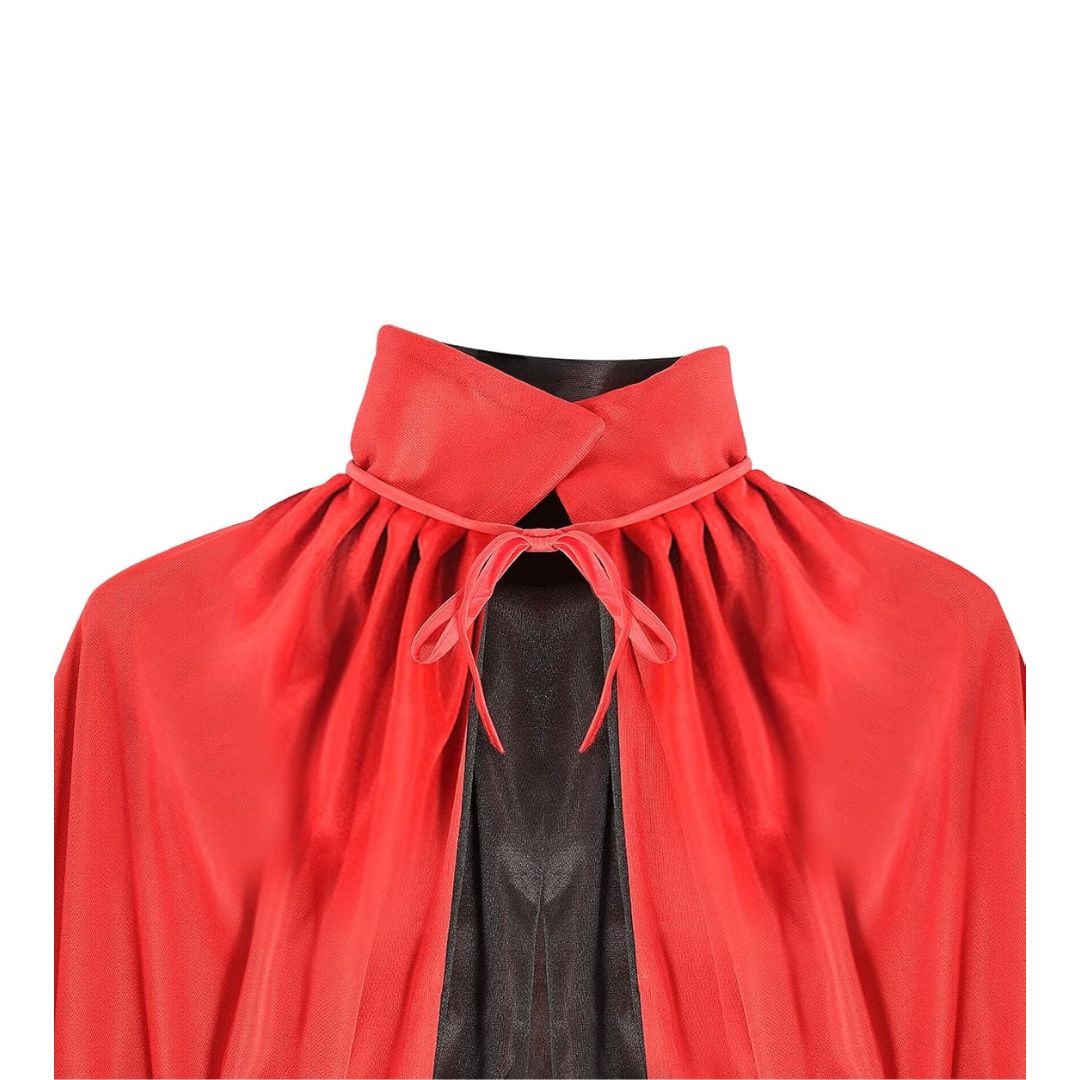 Halloween Reversible Red &amp; Black Cloak Adult