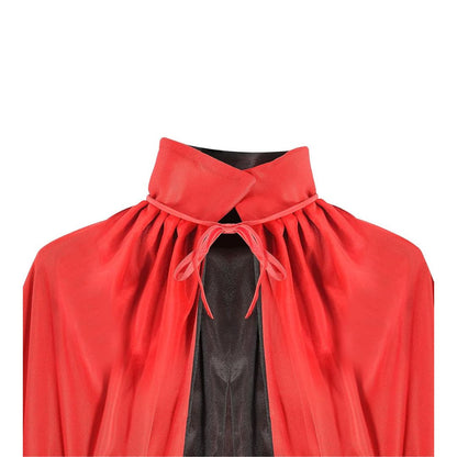 Halloween Reversible Red &amp; Black Cloak Adult