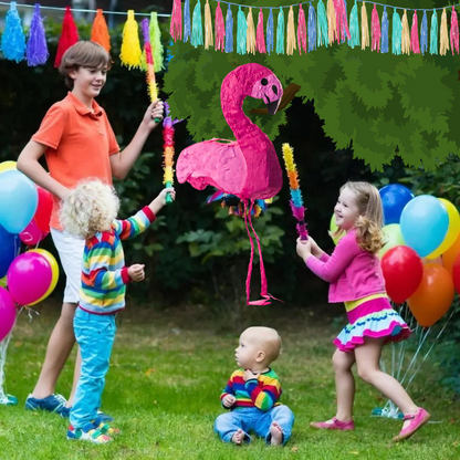 Pink Flamingo Shaped Pinata