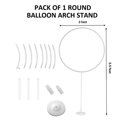 Balloon Circle Standing Arch Kit - 3FT x 5.5FT