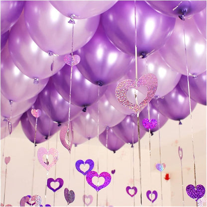 12 "Chrome Purple Balloons-10PC