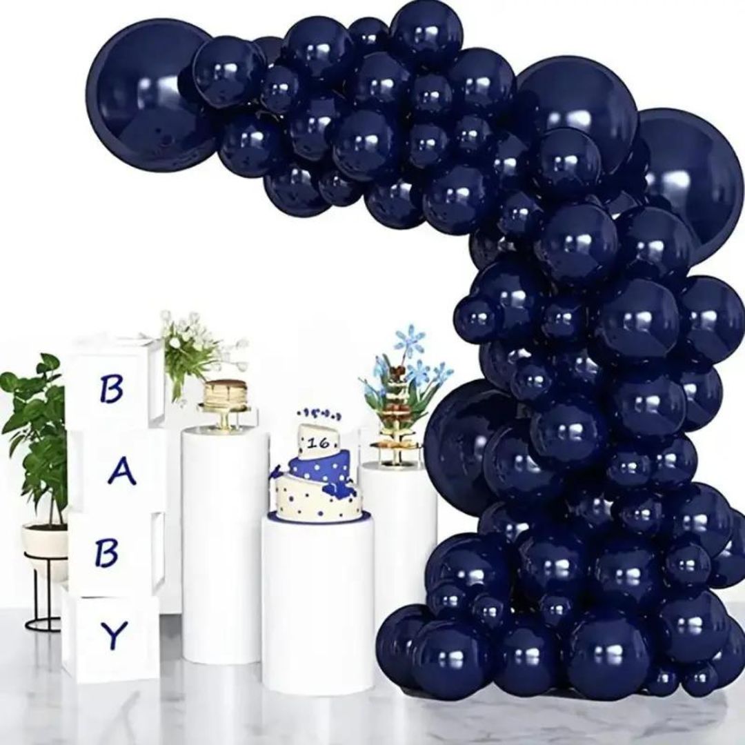 Night Blue Balloons-50 PC