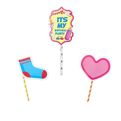 Wanna Party Baby Shower Combo Decorations Set - 18Pcs