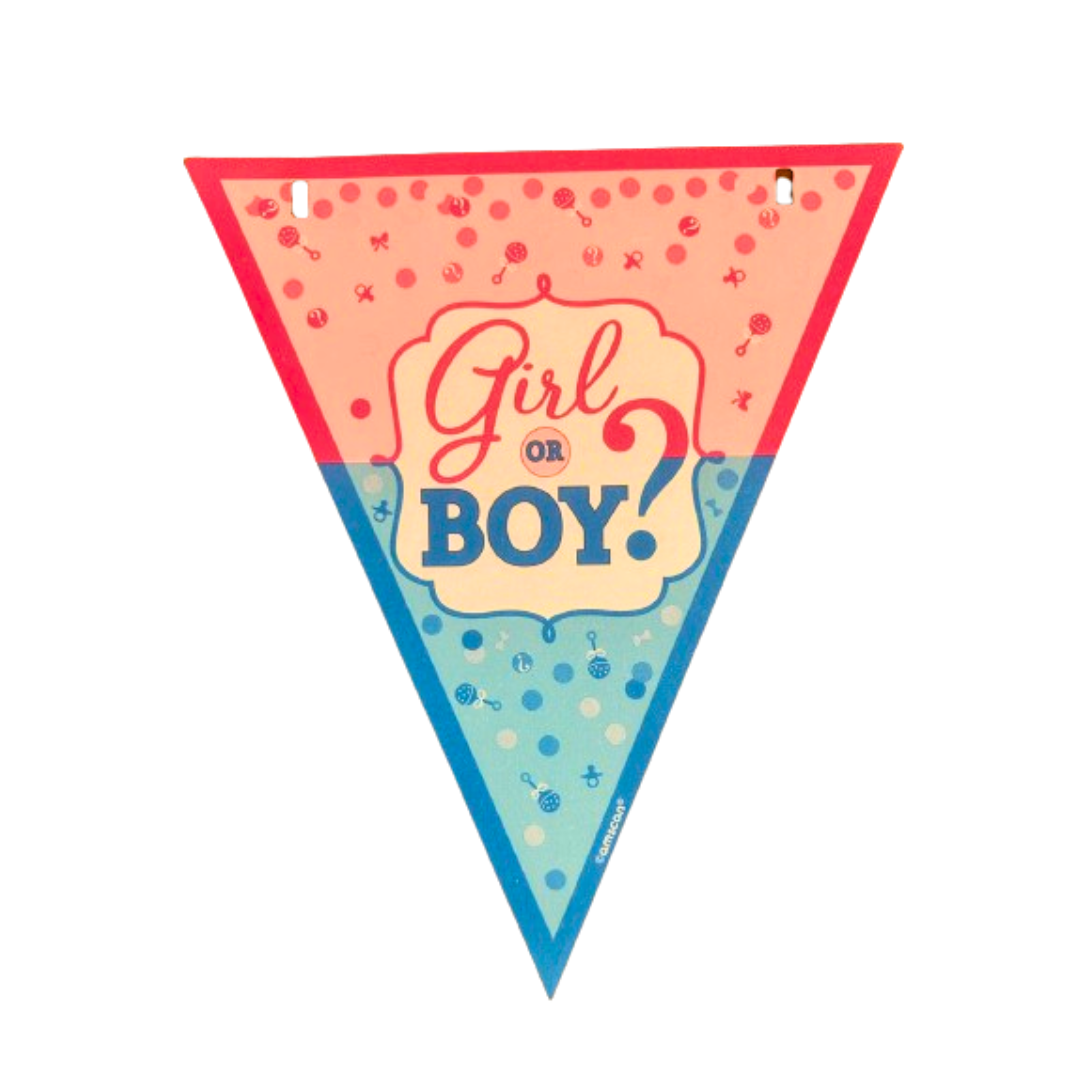 Girl or Boy Bunting Banner - Over 15FT