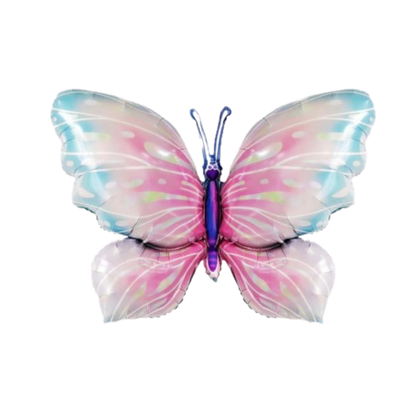 Colorful Butterfly Shaped Balloon 36"