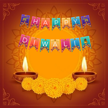 Happy Diwali Traditional Banner