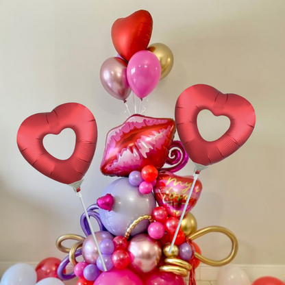 Mini Sangria Open Heart Balloon 9