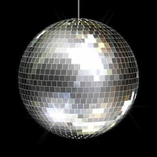 16" Mirror Disco Ball Silver