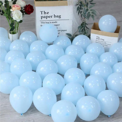 10" Macaron Blue Balloon -20PC