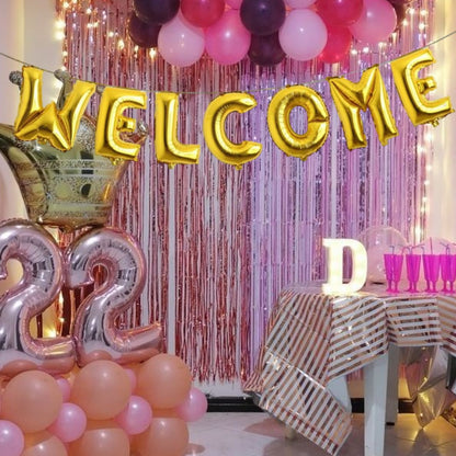 WELCOME Balloon Banner