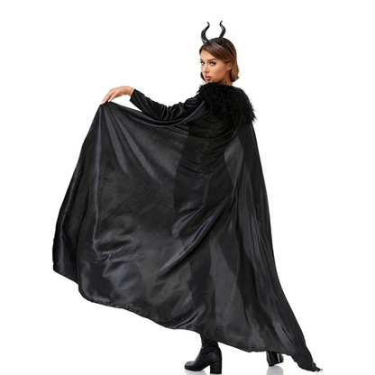 Medieval Dress Women's Halloween Cosplay Elegant Devil Witch Costume