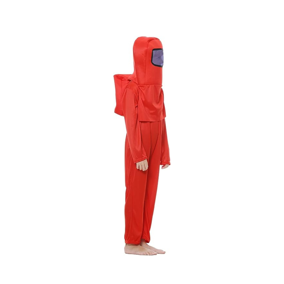 Jumpsuit Space Kill Among Us Red Costume Size M