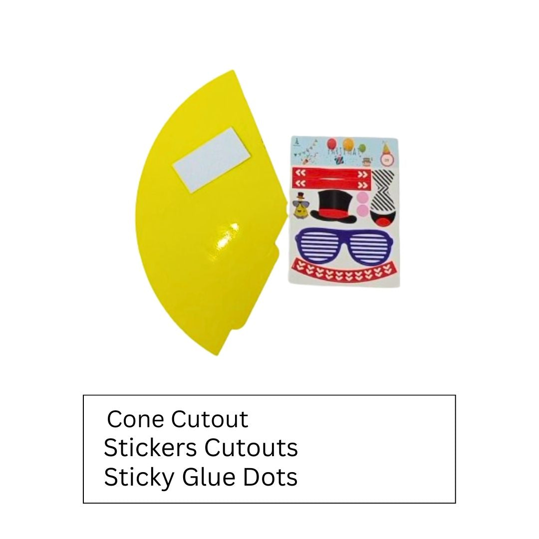 DIY Hat Kit Yellow - pack of 6