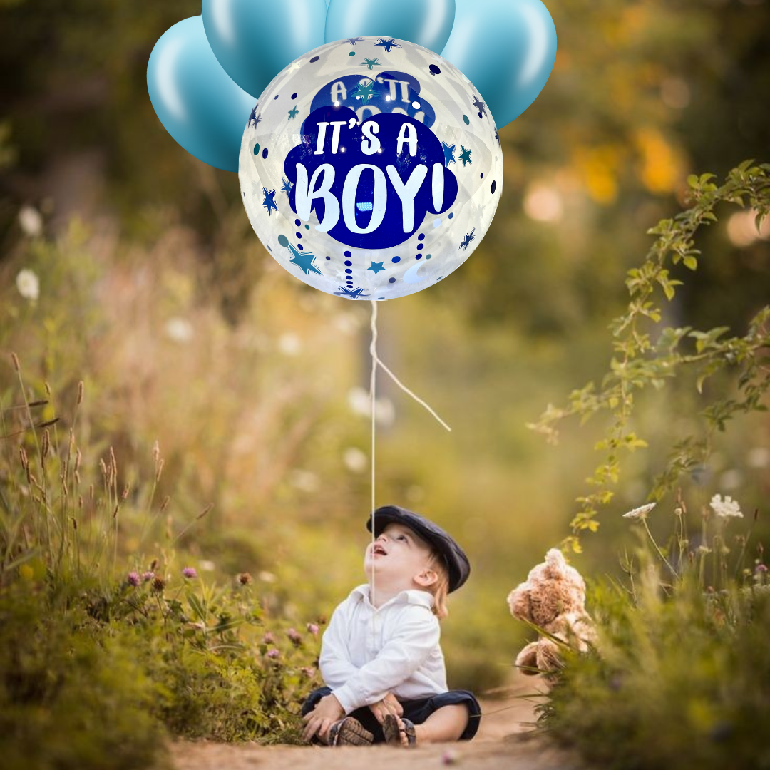 BOBO Print Balloon It's A Boy 18"