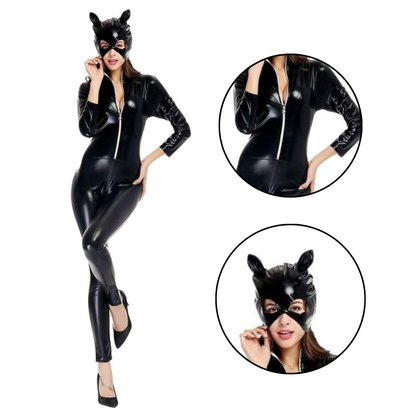 Adult Cat Costume with Cat Mask - Size L (Bust 92cm)