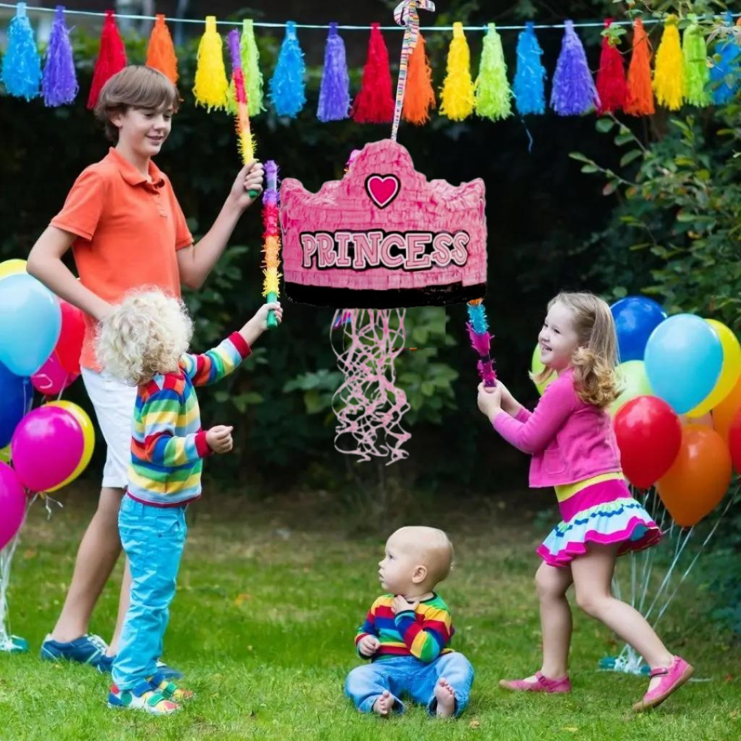 Princess Crown Pull String Pinata