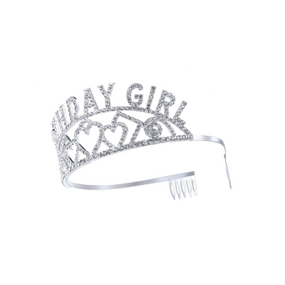 Birthday Girl Crown Tiara for Girls Birthday Party Accessory - 1PC