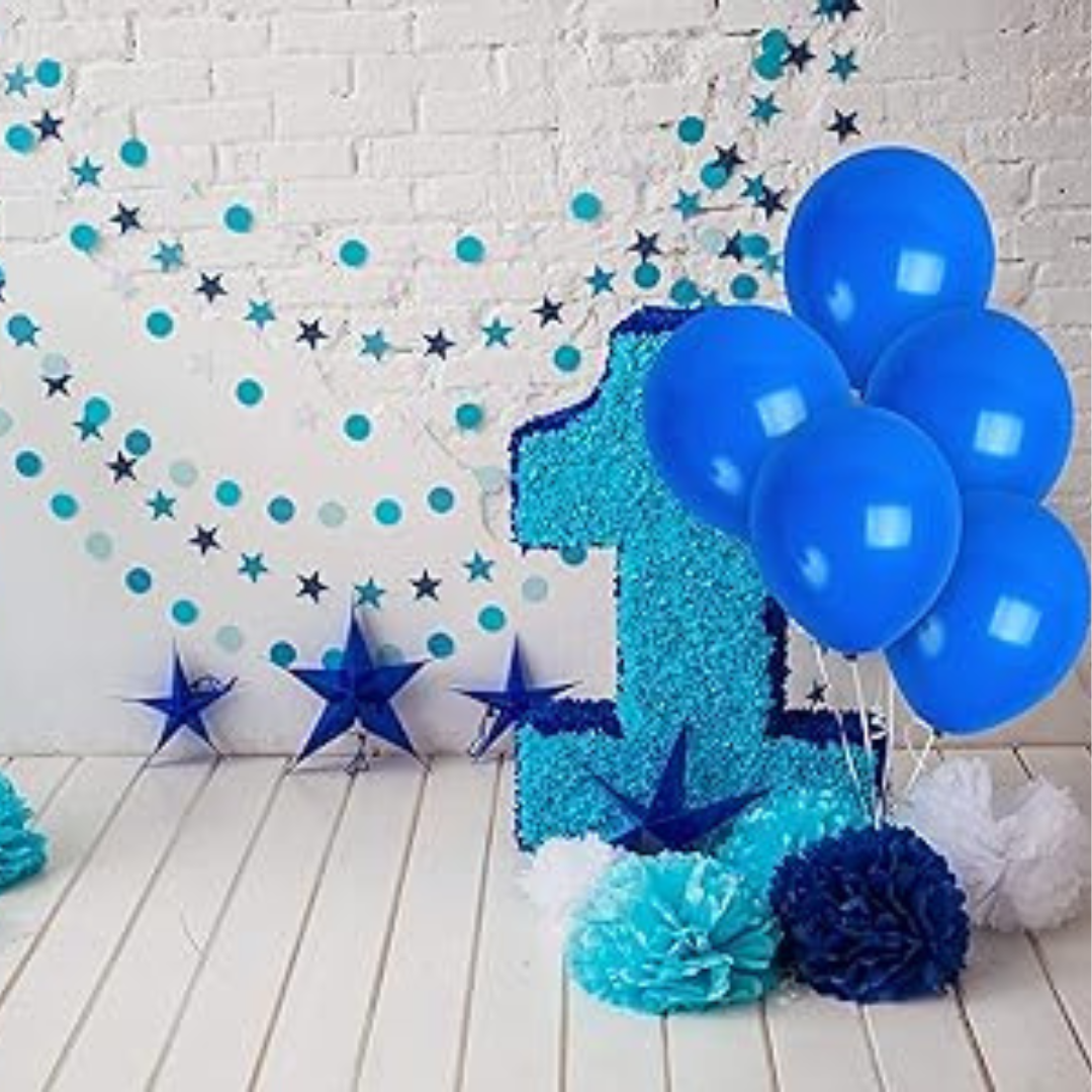 Blue Latex Balloons 10" - Pack of 50 PC