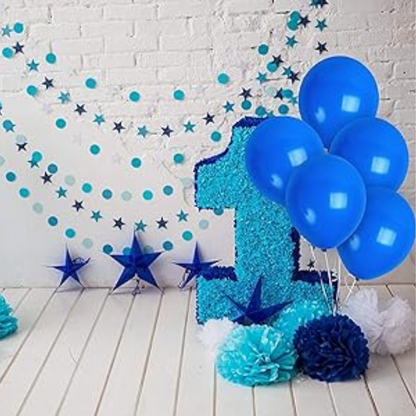 Blue Latex Balloons 10" - Pack of 50 PC