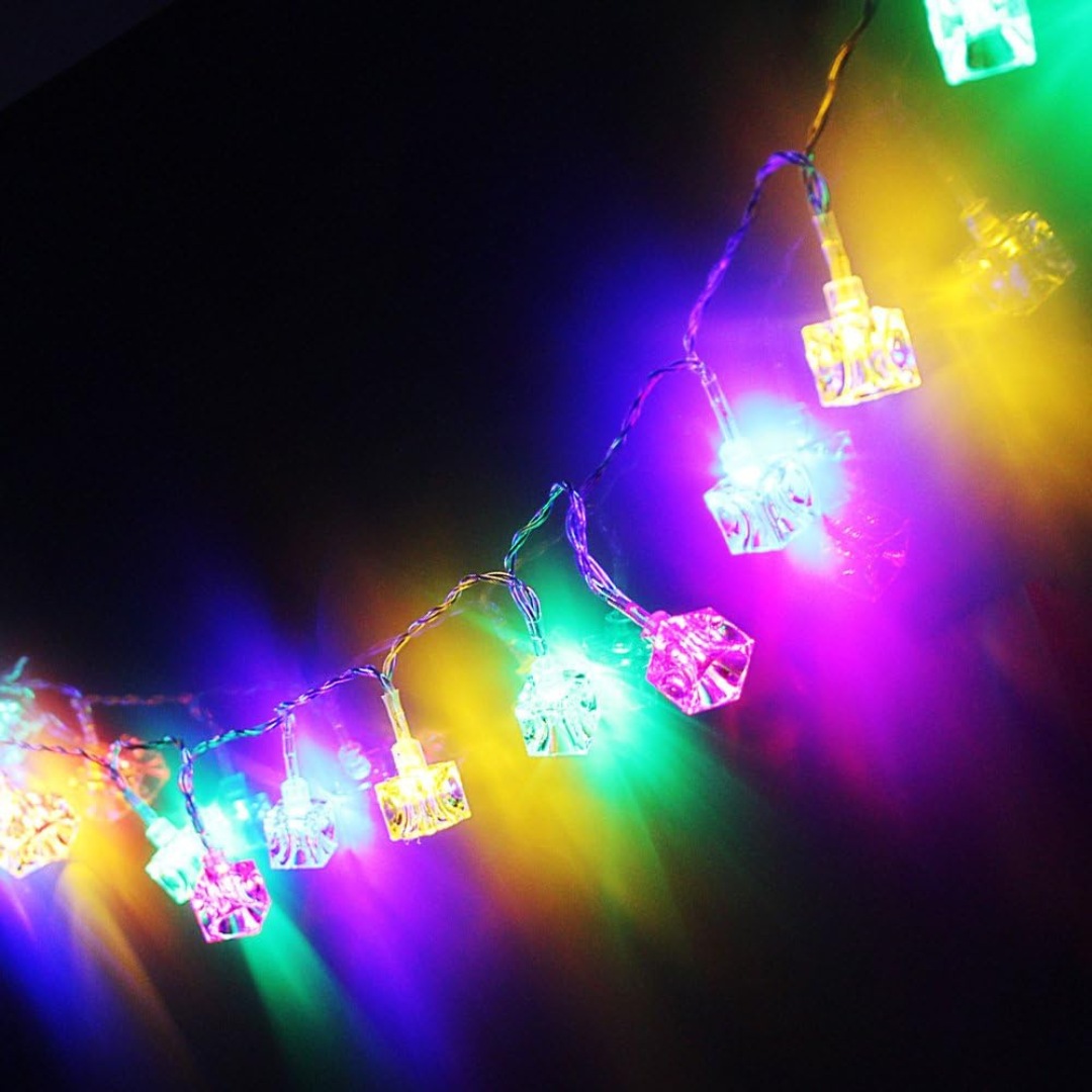 Ice Cube LED String Lights-4 Mtrs,10 LED String Fairy Light