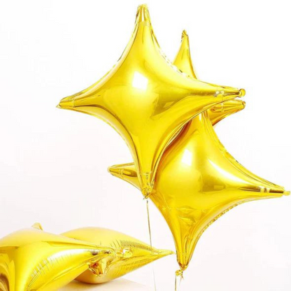 4 Edged Star Balloon Gold -1PC