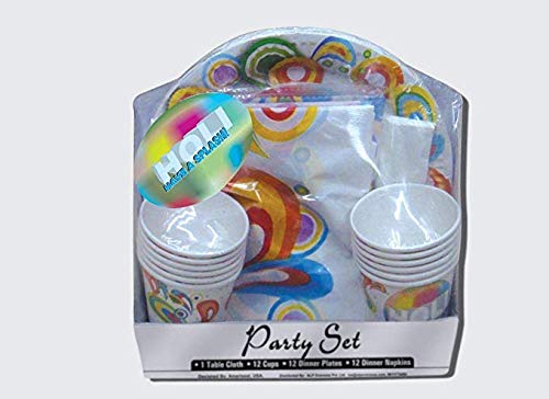 Happy Holi Tableware Set - 37 PCS