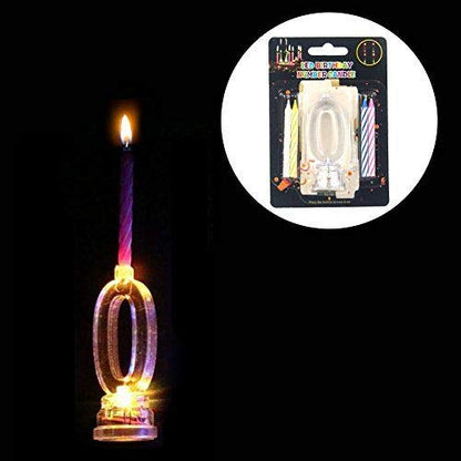 LED Numerical Candle 0